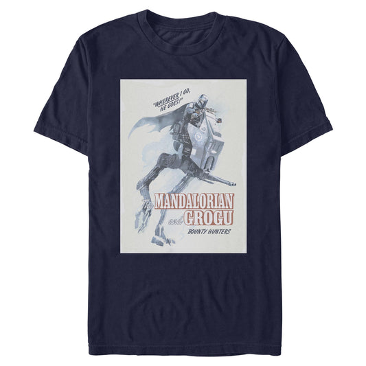 The Mandalorian and Grogu Wherever I Go He Goes T-shirt