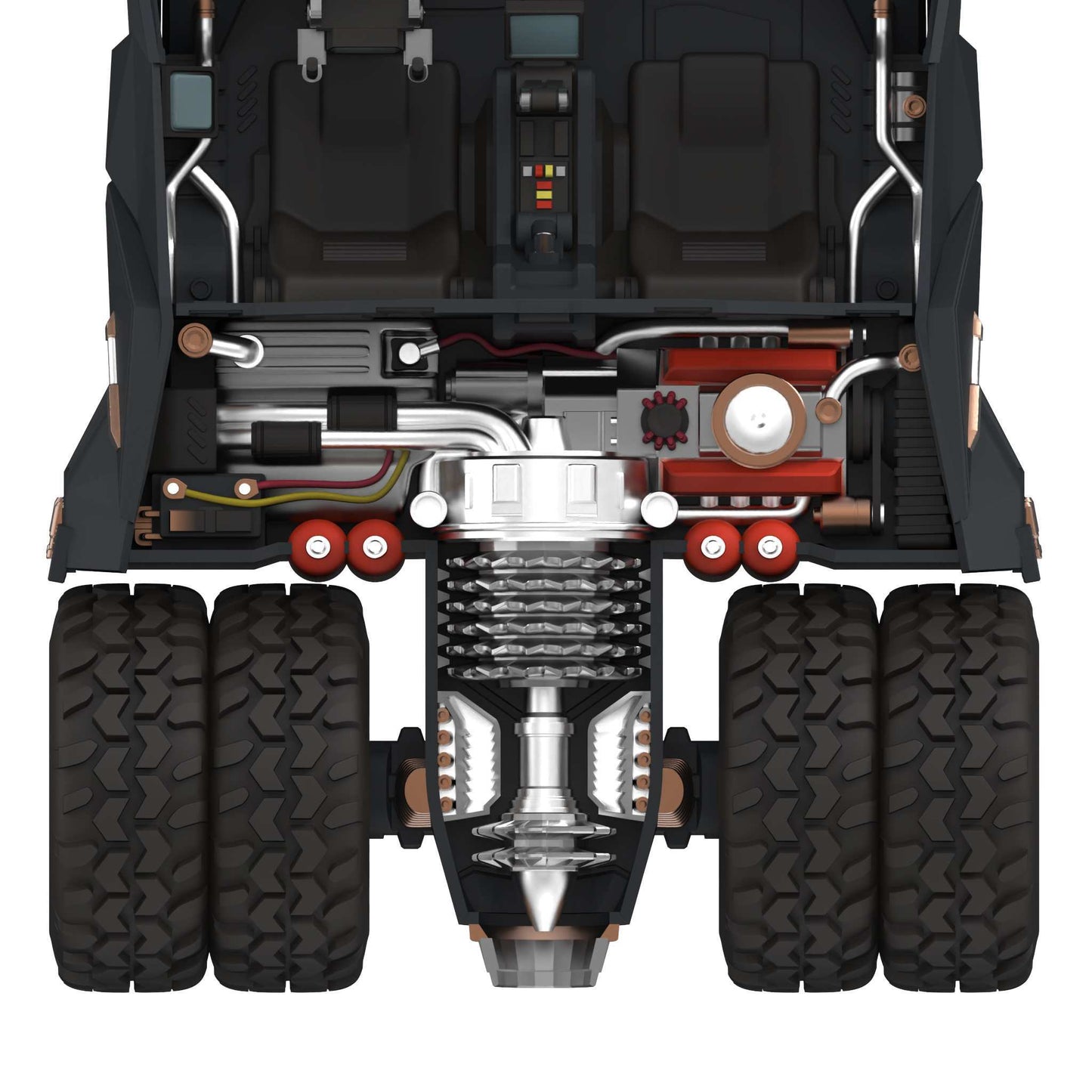 Batman Figure Super Cyborg Batmobile Tumbler Full Color