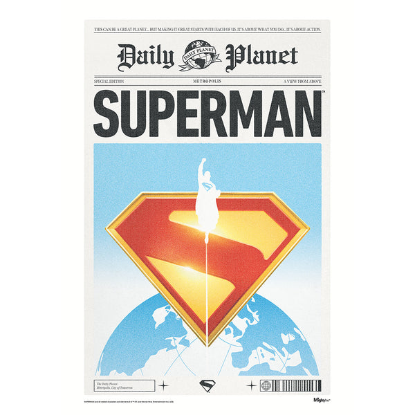 SUPERMAN (2025 Movie) Daily Planet MightyPrint™ Wall Art SUPERMAN (2025 Movie) Daily Planet MightyPrint™ Wall Art