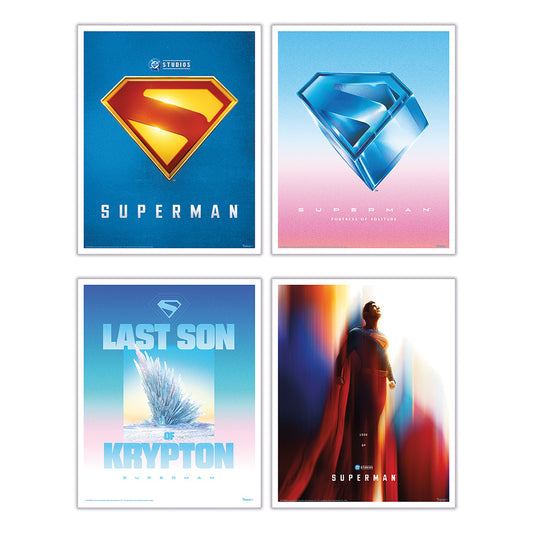 SUPERMAN (2025 Movie) Last Son of Krypton TrendyPrint™ Wall Art Set