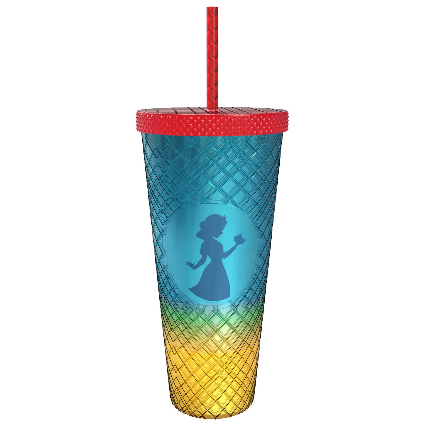 Snow White Diamond Gradient Tumbler