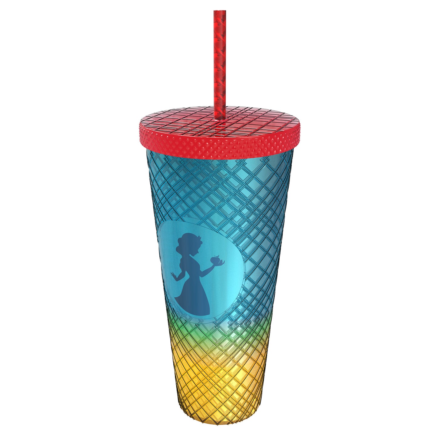 Snow White Diamond Gradient Tumbler