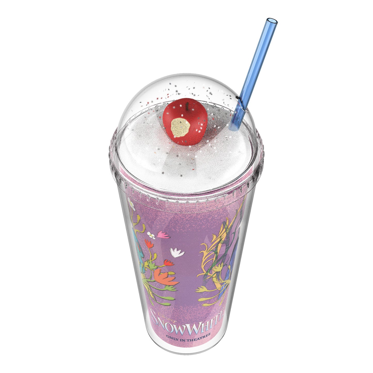 Snow White Apple Dome Lid Tumbler