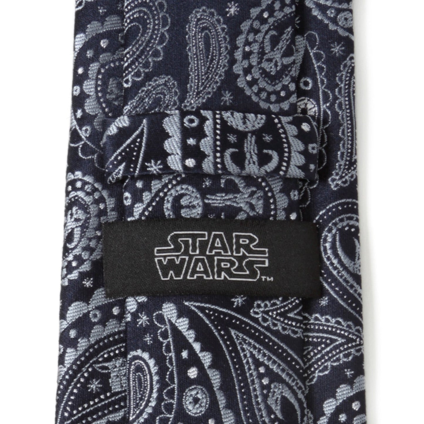Star Wars Mandalorian Paisley Tie featuring Grogu & Mythosaur Skull