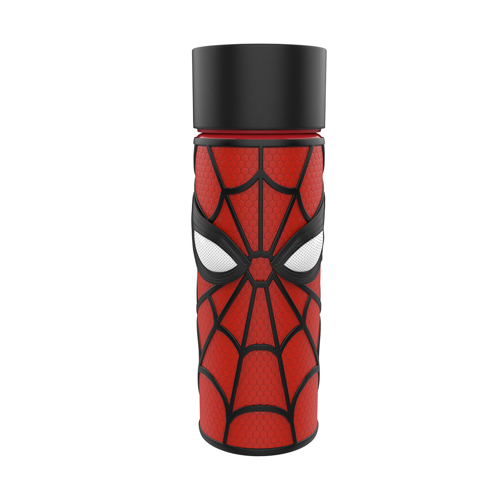 Spiderman Brand New Day water bottle standing 10 inches tall