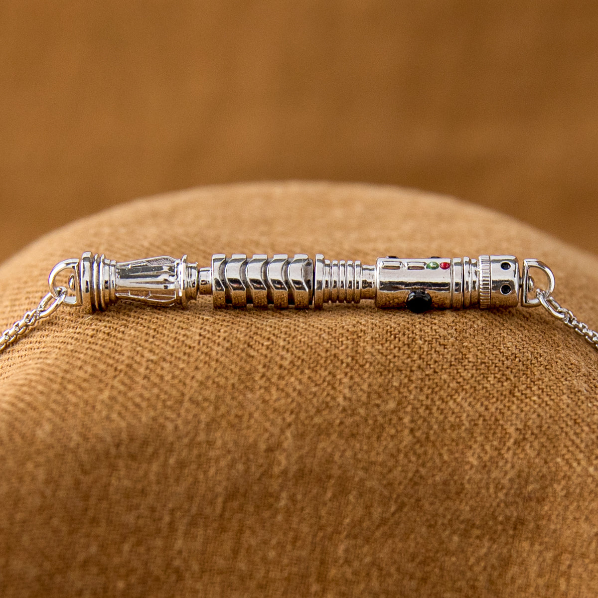 Star Wars RockLove branded collector's packaging for the Lightsaber necklace