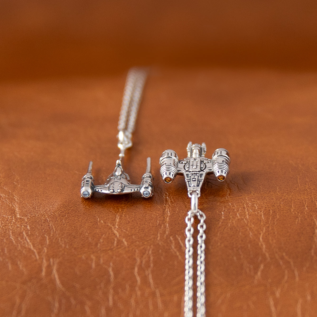 Star Wars RockLove signature tag on the adjustable necklace chain