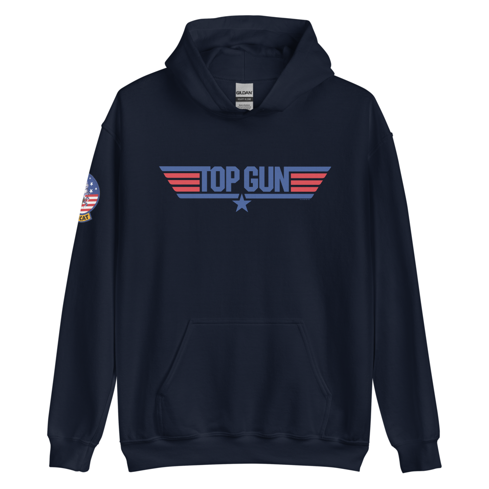 Top Gun Red & Blue Hooded Sweatshirt Navy