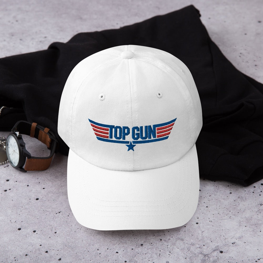 Top Gun Red & Blue Logo Classic Dad Hat