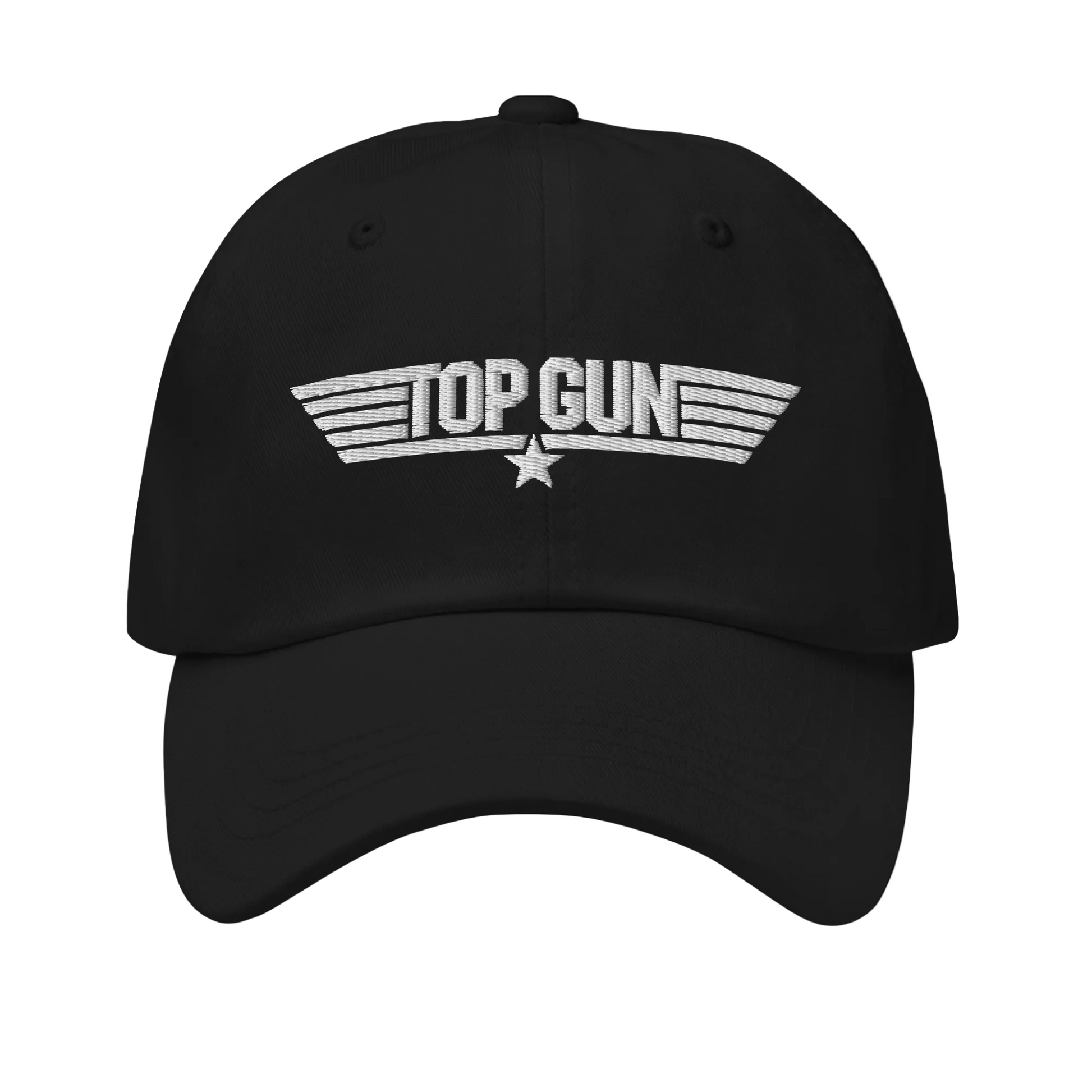 Top Gun Classic Dad Hat Black