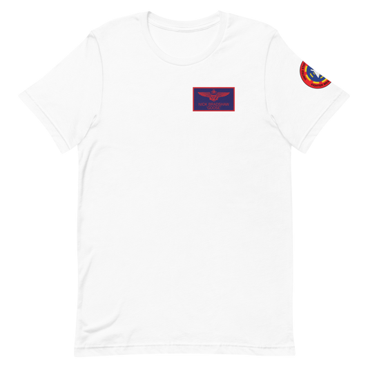 Top gun goose badge t-shirt - white