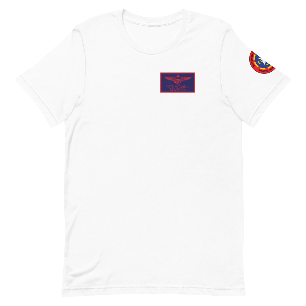 Top Gun Maverick Badge Unisex Premium T-Shirt White