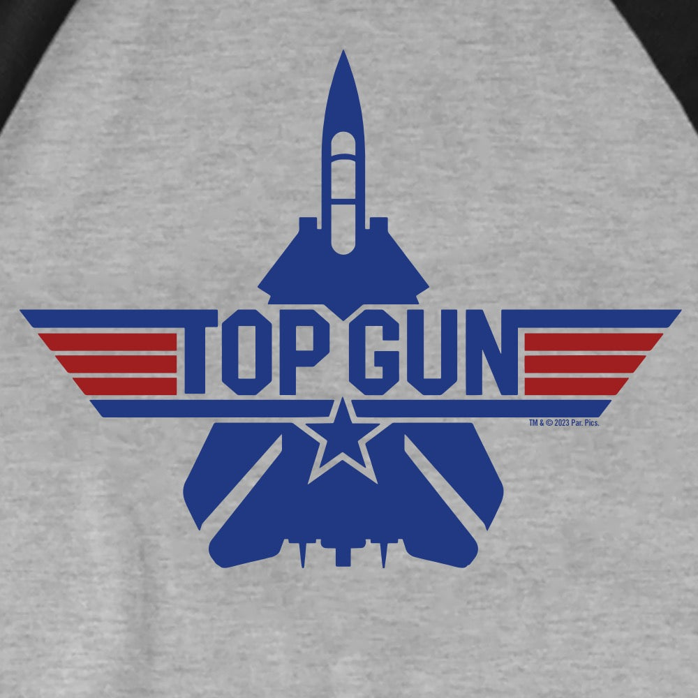 Top Gun Unisex 3/4 Sleeve Raglan T-Shirt