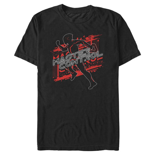 Tron Master Control Silhouette T-shirt Black