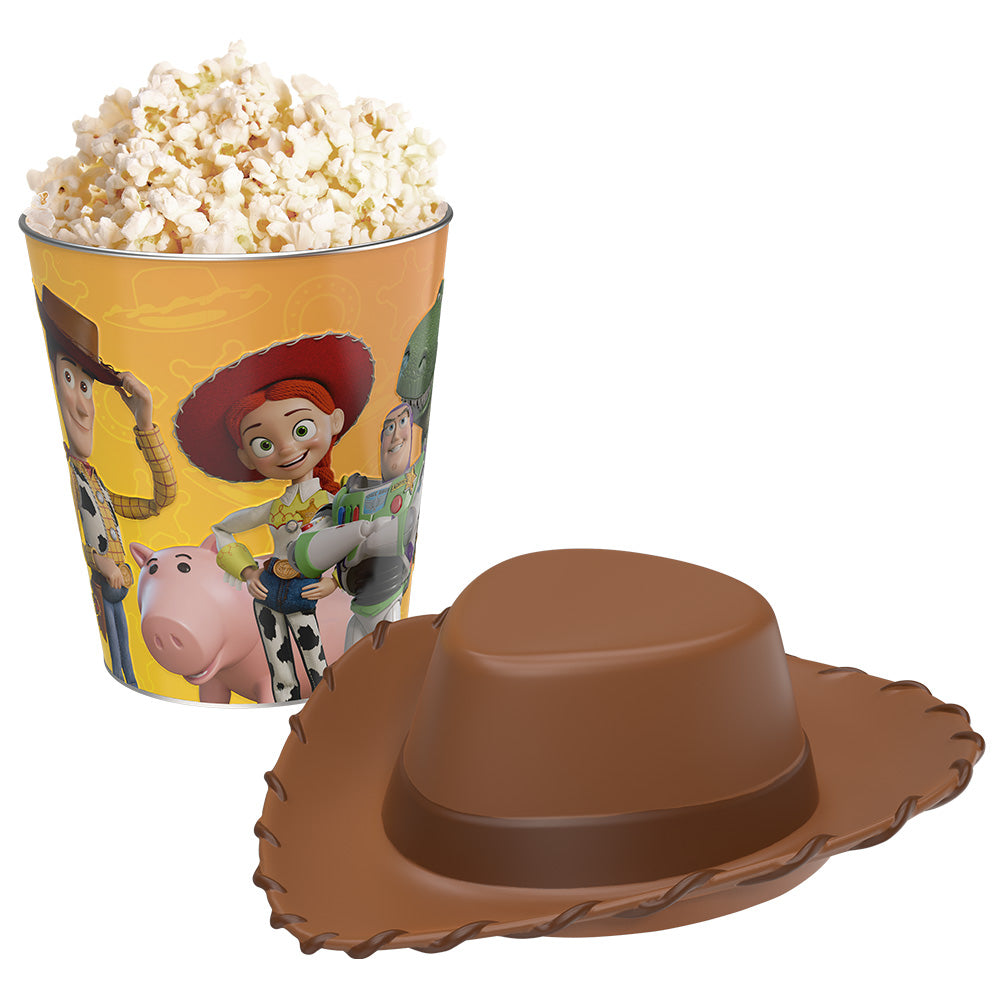 Toy Story 5 130 oz. Tin Bucket with 3D Lid Woody's Hat-7