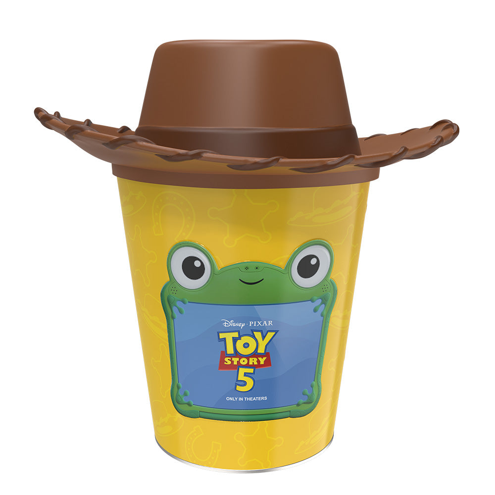 Toy Story 5 130 oz. Tin Bucket with 3D Lid Woody's Hat-6