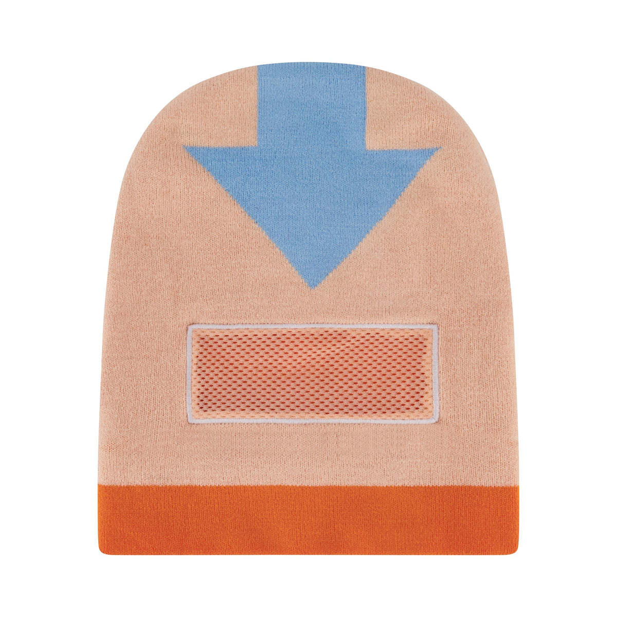 Folded Avatar The Last Airbender winter hat flat lay