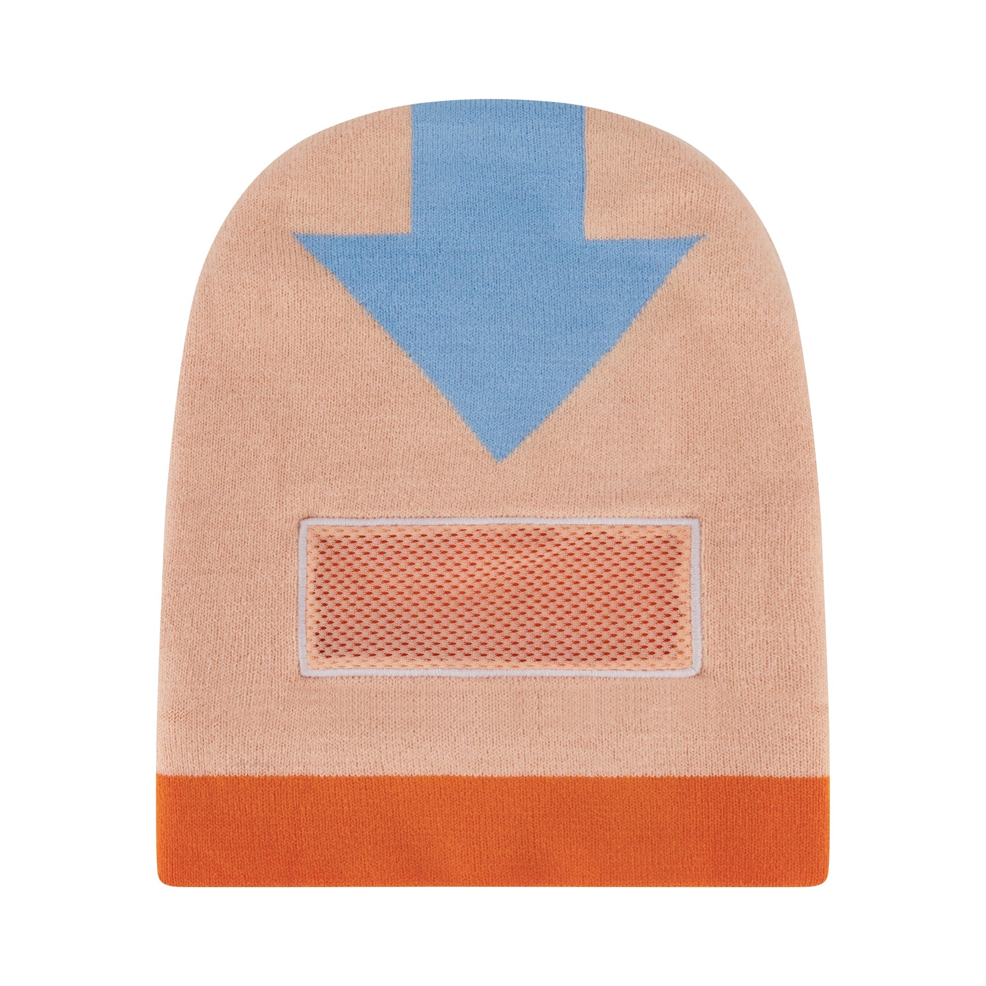 Folded Avatar The Last Airbender winter hat flat lay