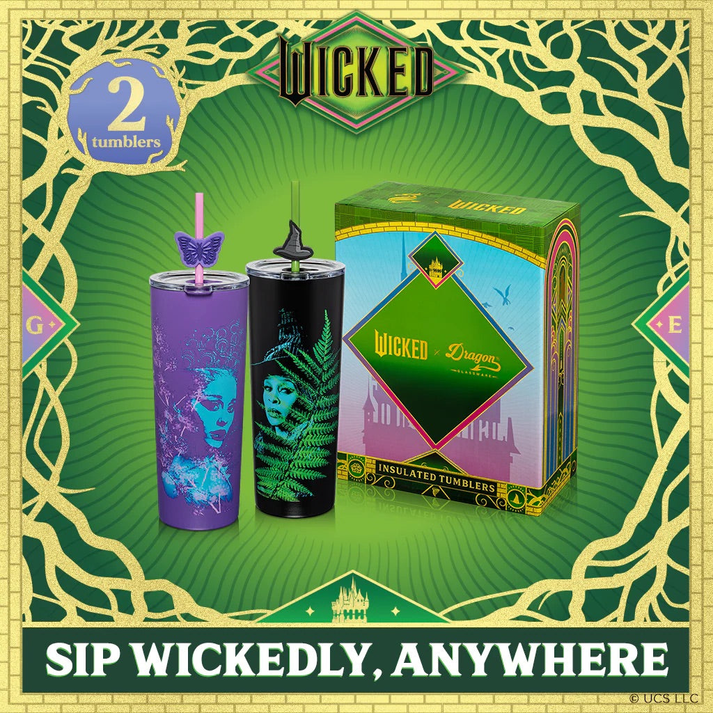 Wicked For Good Tumblers - 24 oz Set of 2