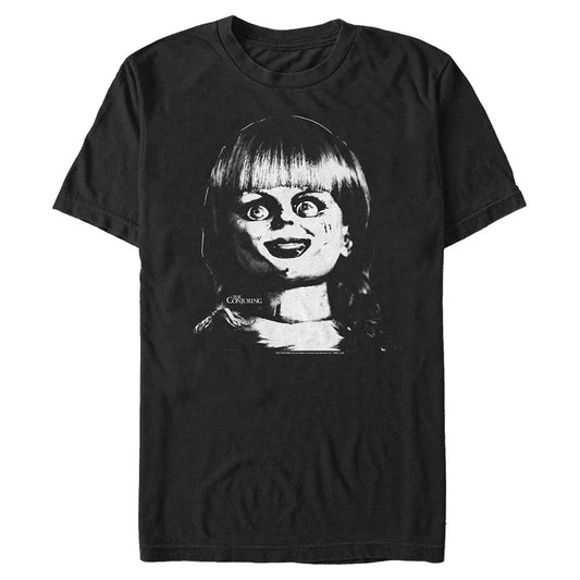 The Conjuring: Last Rites Annabelle Face T-shirt Black