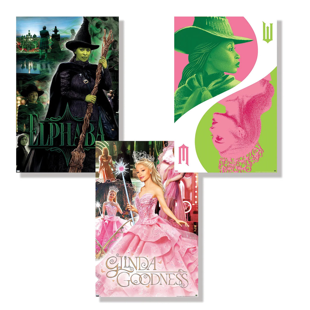 Wicked: Elphaba & Glinda Poster Set