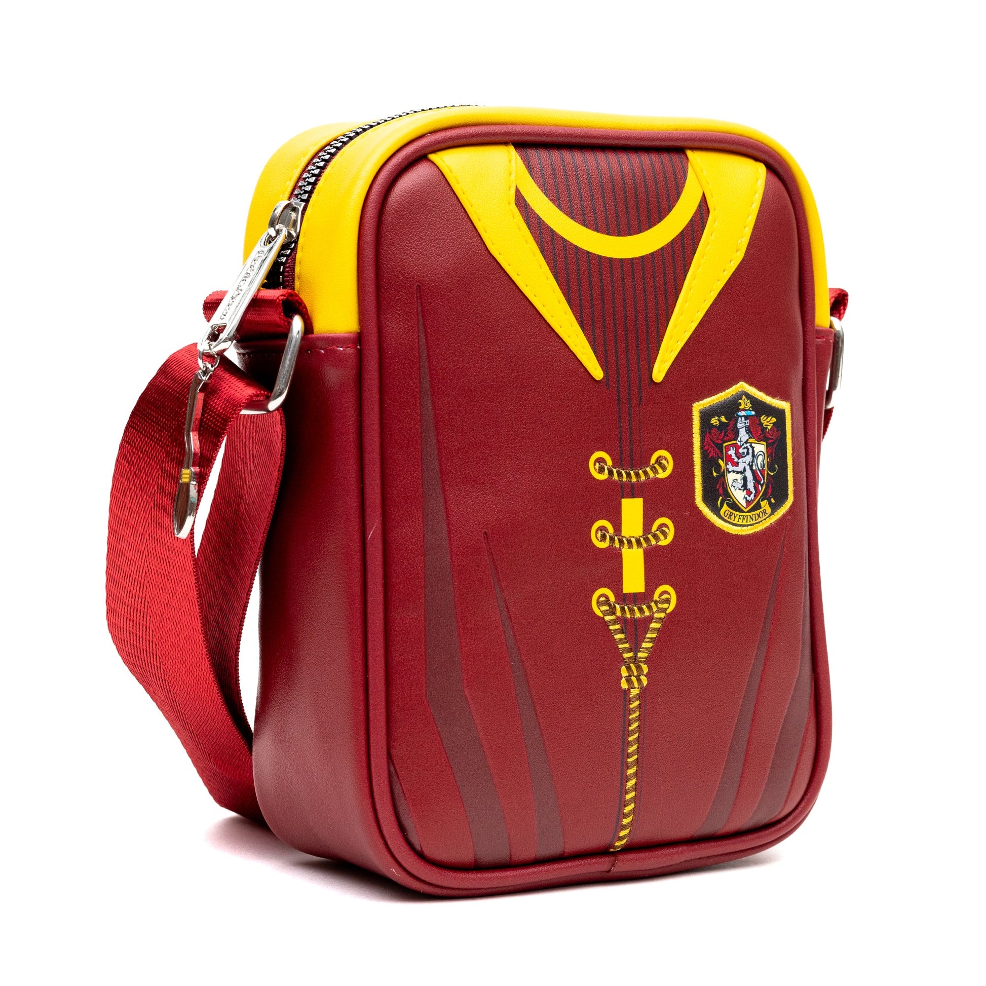 Gryffindor Quidditch bag showing two main compartments