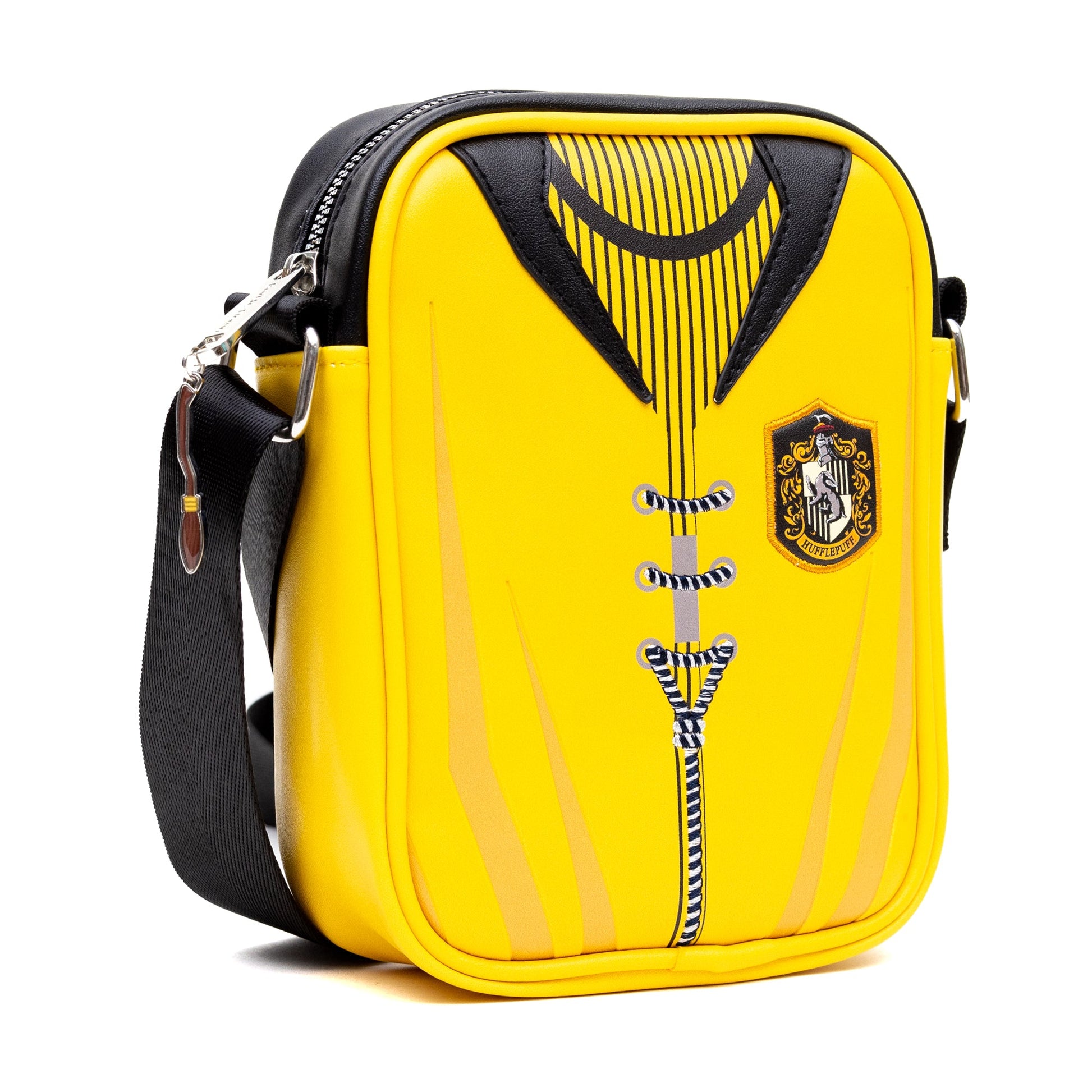 Harry Potter Hufflepuff Quidditch Uniform Crossbody Bag strap detail