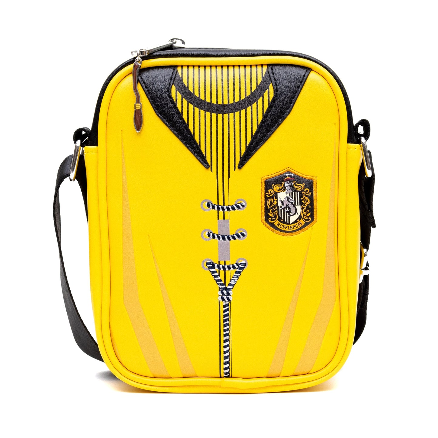 Harry Potter Hufflepuff Quidditch Uniform Crossbody Bag front view
