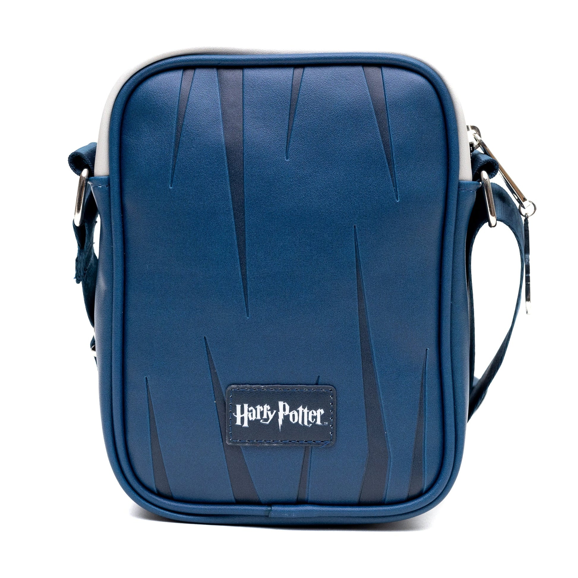 Interior compartments of the Harry Potter Ravenclaw vegan leather bag