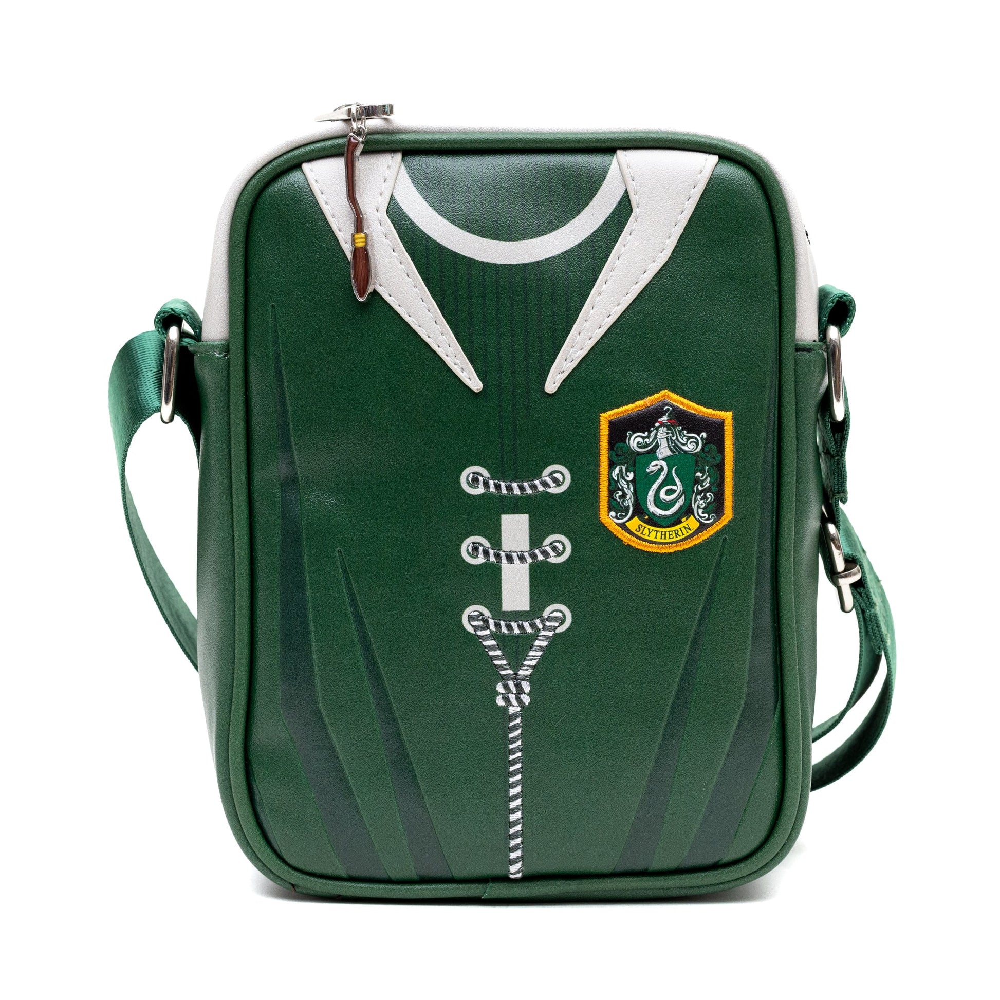 Harry Potter Slytherin Quidditch Crossbody Bag front view