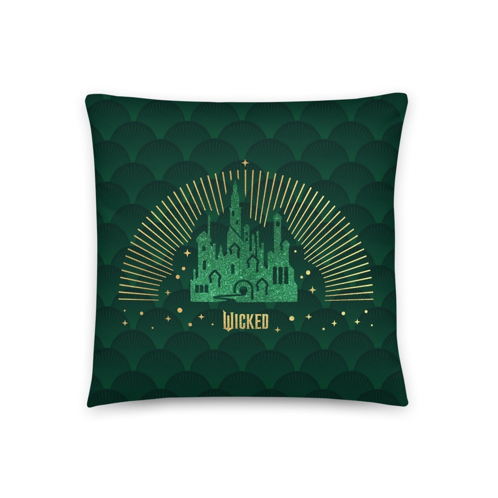 Wicked Emerald City Pillow White