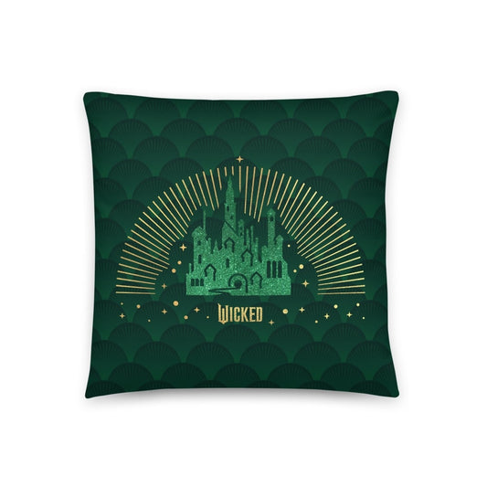 Wicked Emerald City Pillow White