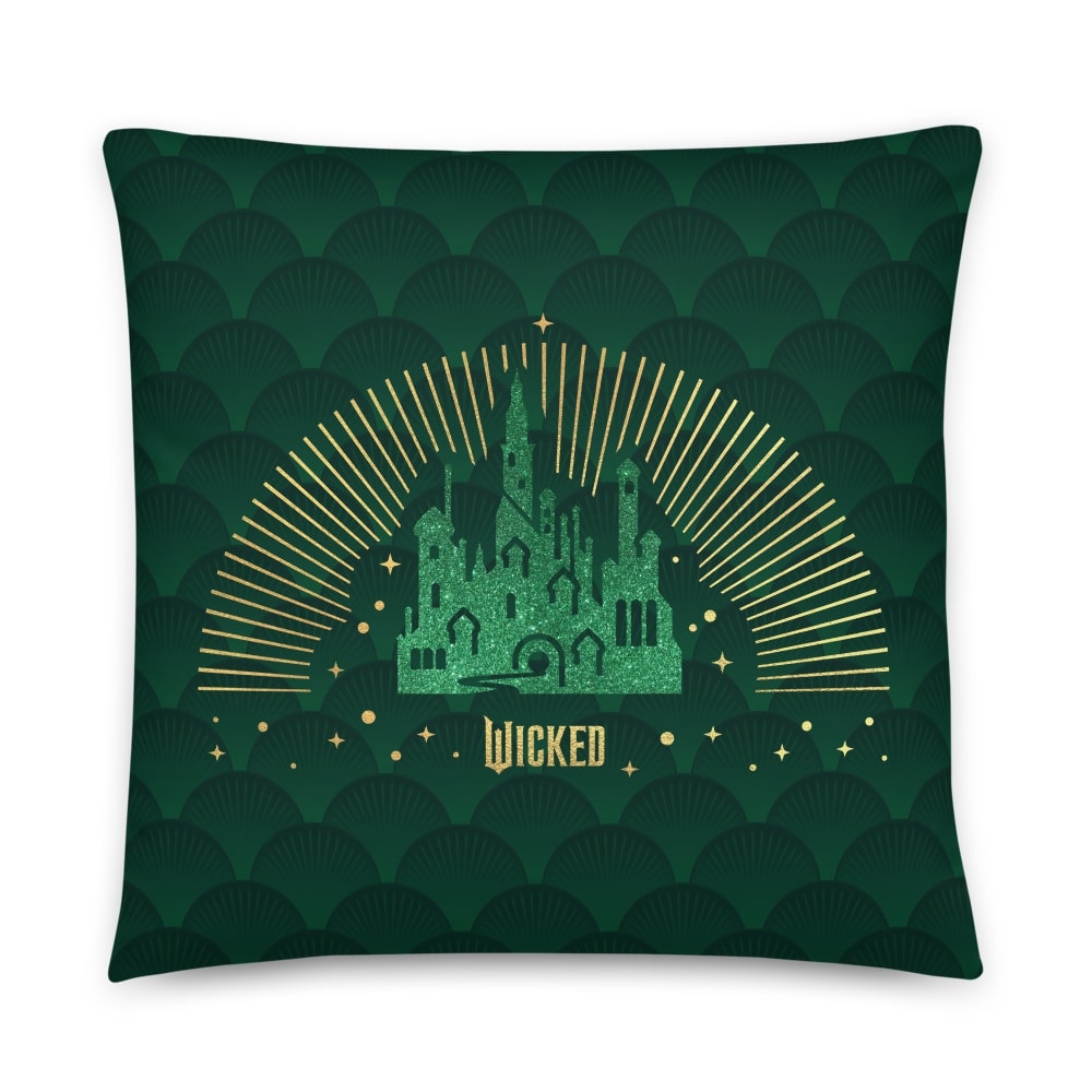 Wicked Emerald City Pillow White