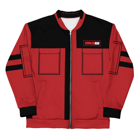 The Running Man Bomber Jacket - Contestant White