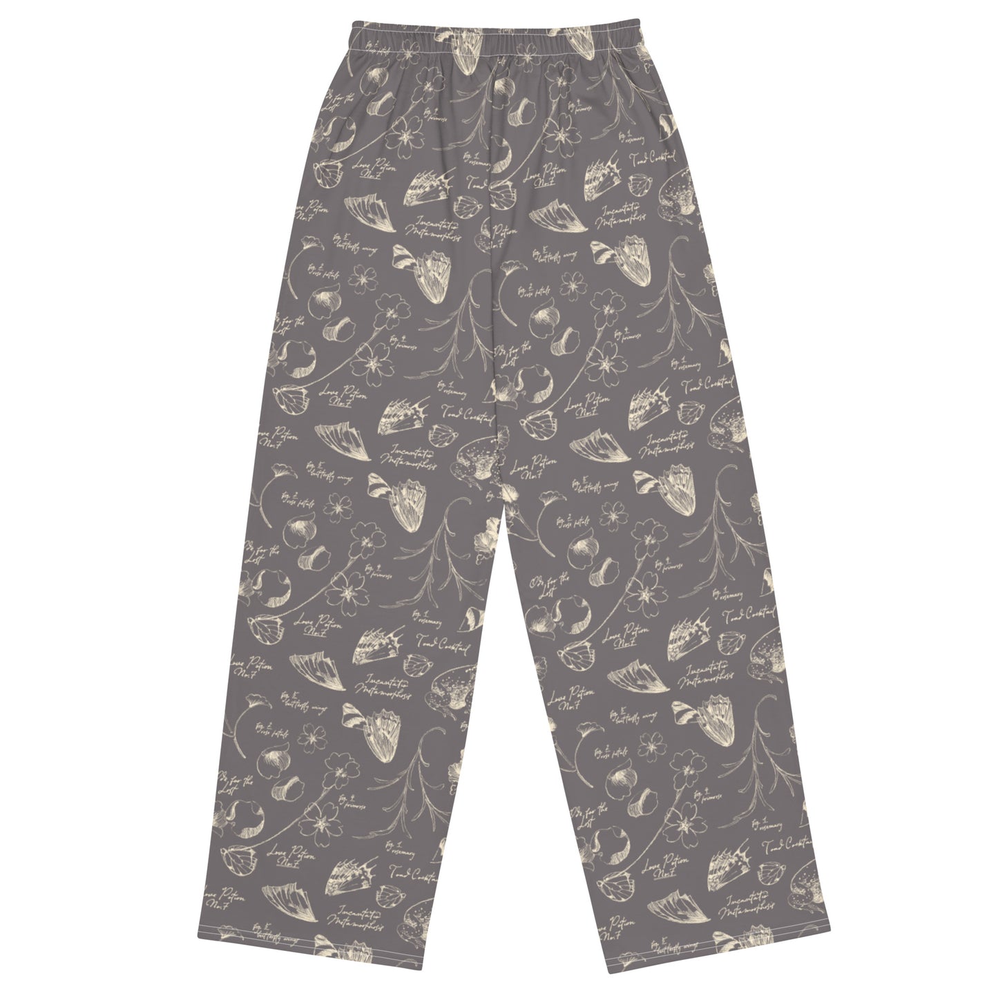 Close up of the drawstring and elastic waistband on the Practical Magic sweatpants.