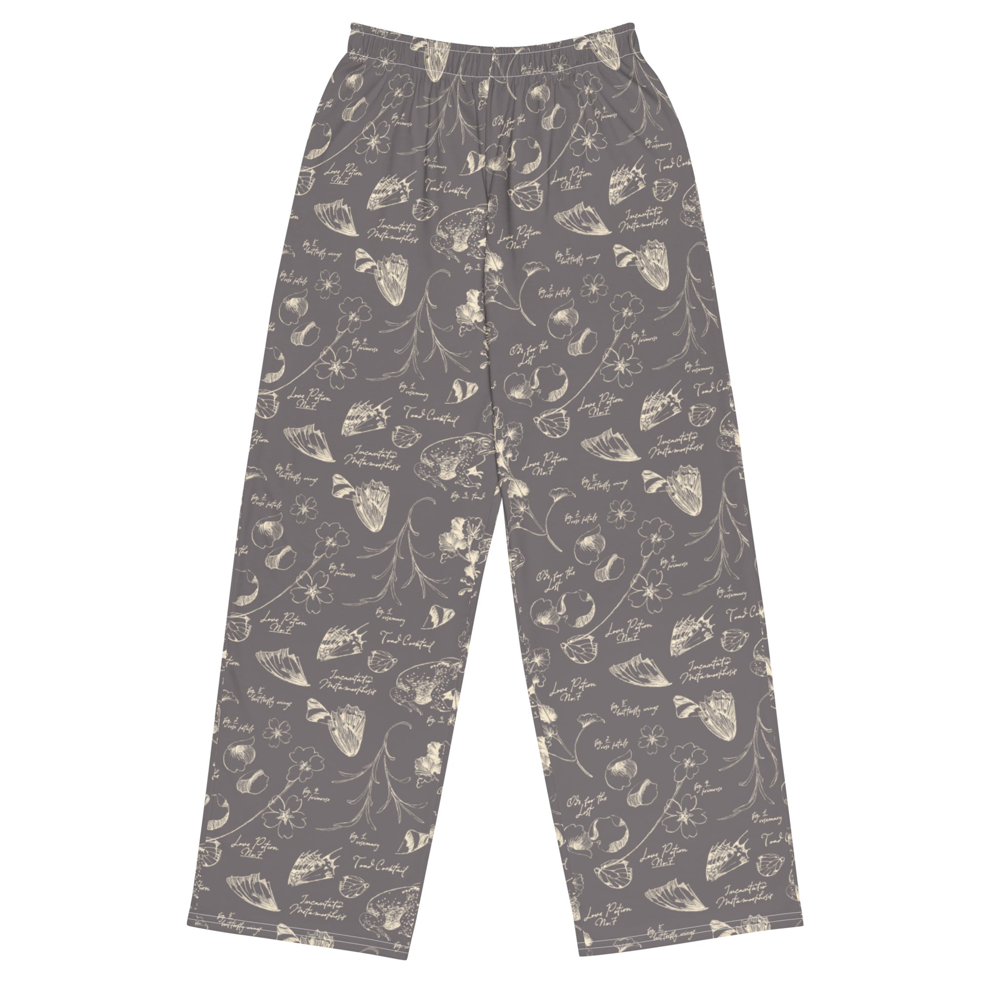 Practical Magic 2 Lounge Pants featuring a potion ingredients all-over print design.