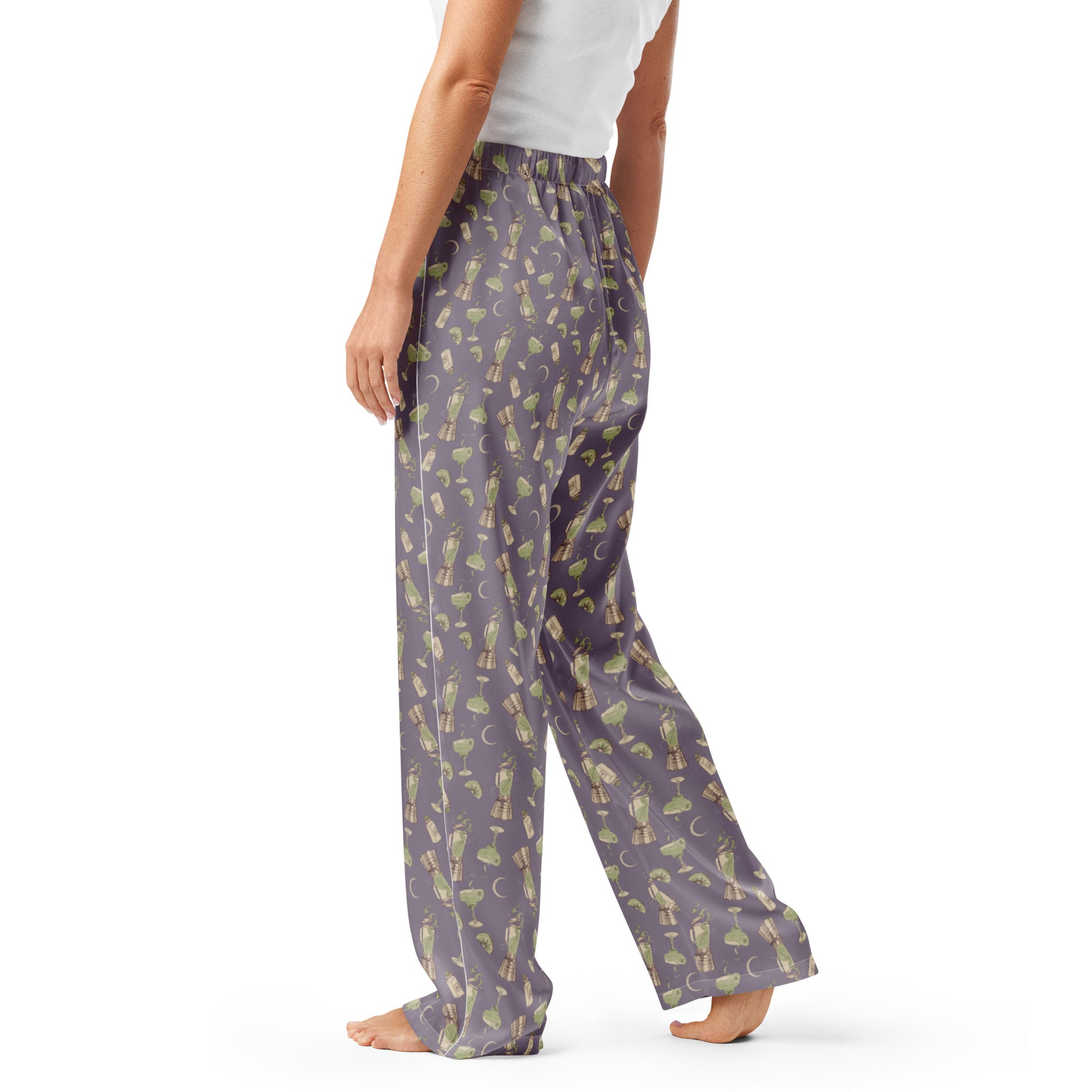 Full view of the Practical Magic 2 Midnight Margaritas sleepwear bottoms