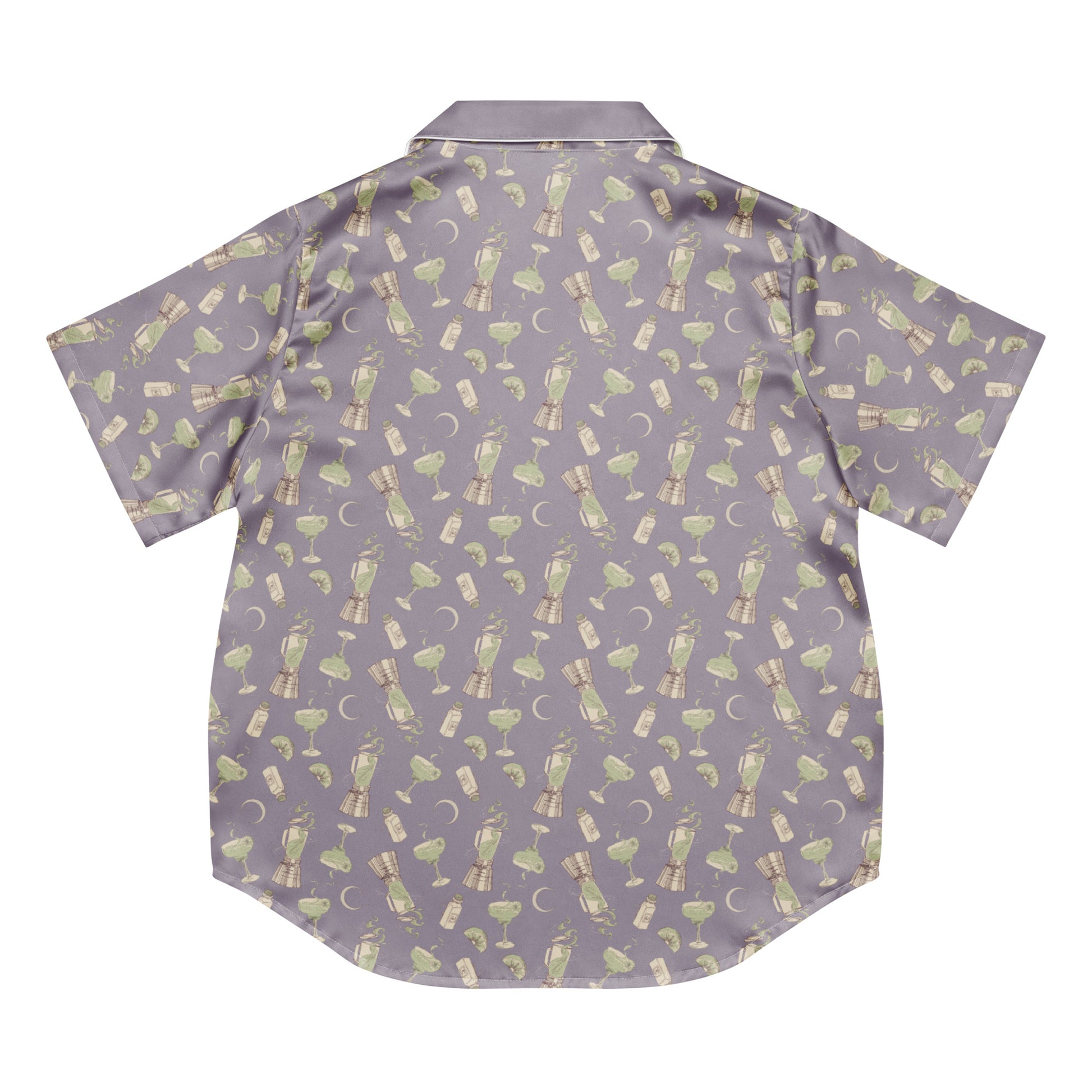 Front view of the unisex Practical Magic 2 margarita design sleepwear top.