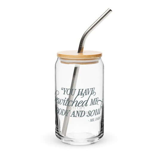 Pride and Prejudice You Have Bewitched Me Can Glass