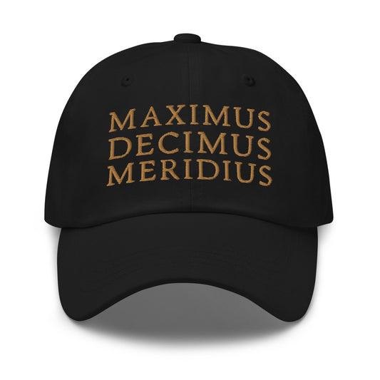Gladiator Maximus Decimus Meridius Dad Hat Black