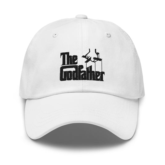 The godfather logo dad hat - white