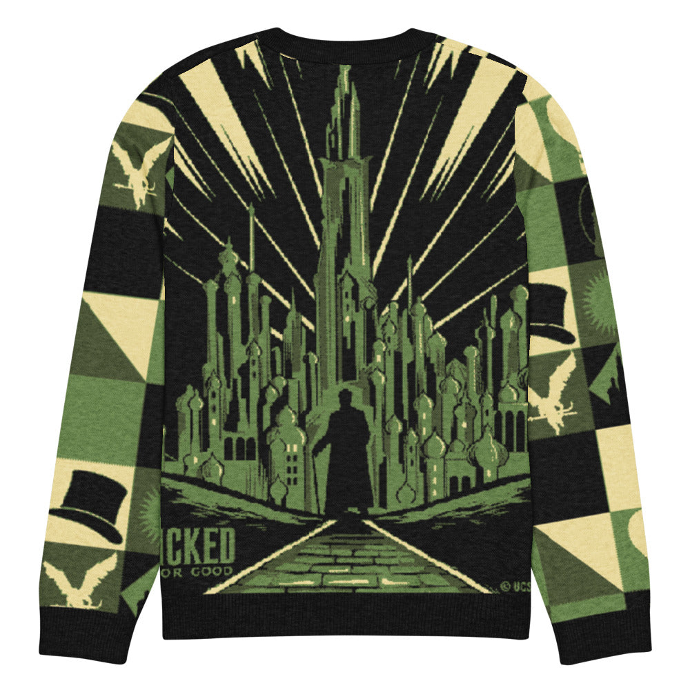 Wicked: For Good Knit Holiday Sweater of Emerald City