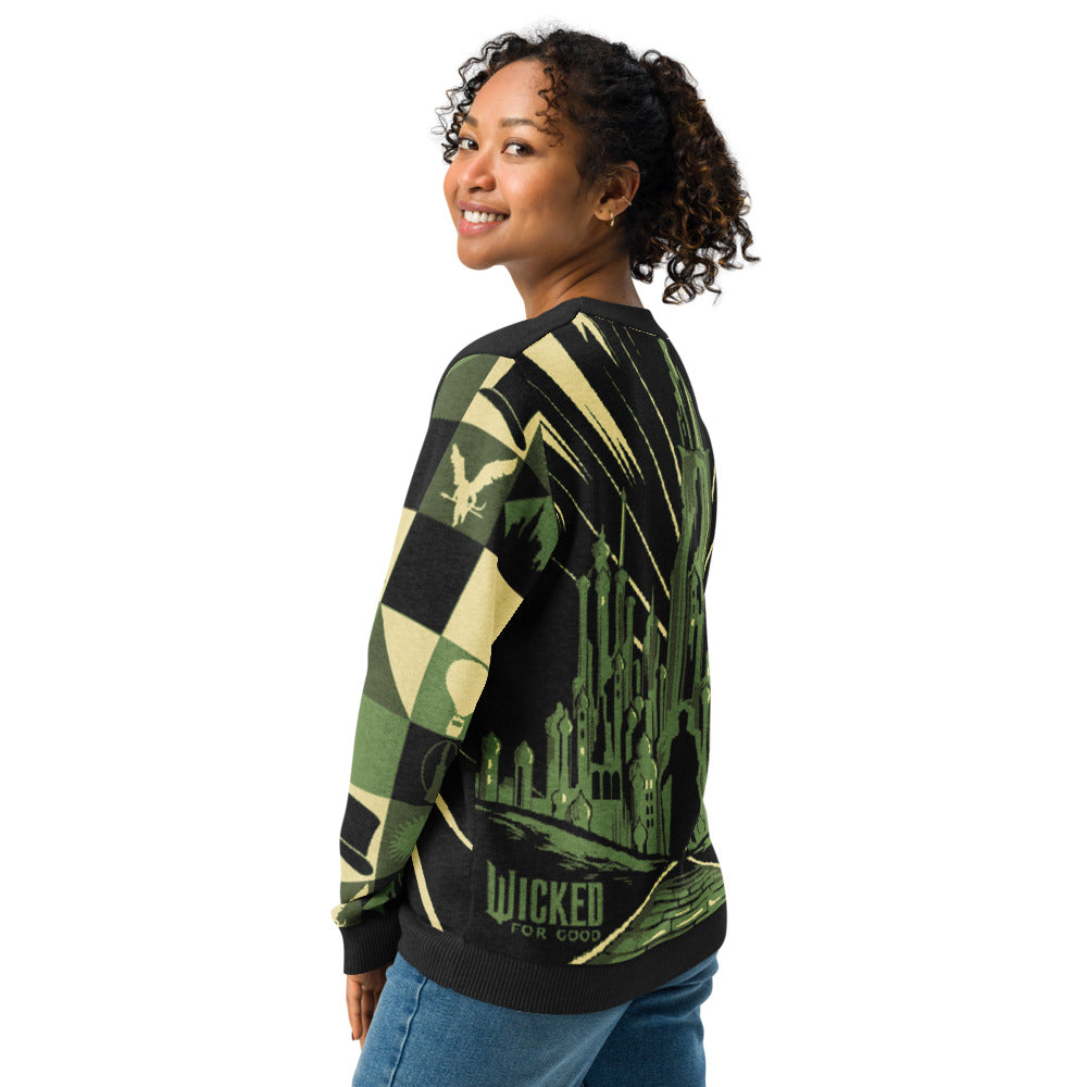 Wicked: For Good Knit Holiday Sweater of Emerald City