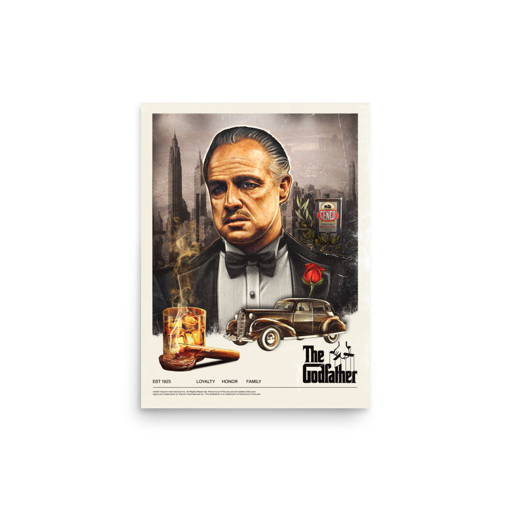 The Godfather Don Corleone Premium Poster