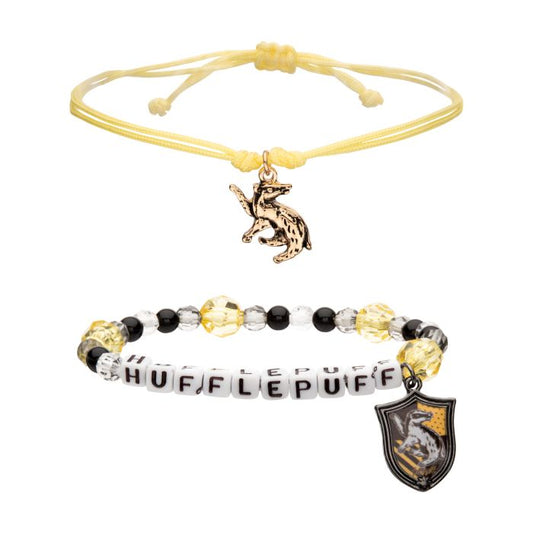 Harry Potter Hufflepuff Bracelet Set
