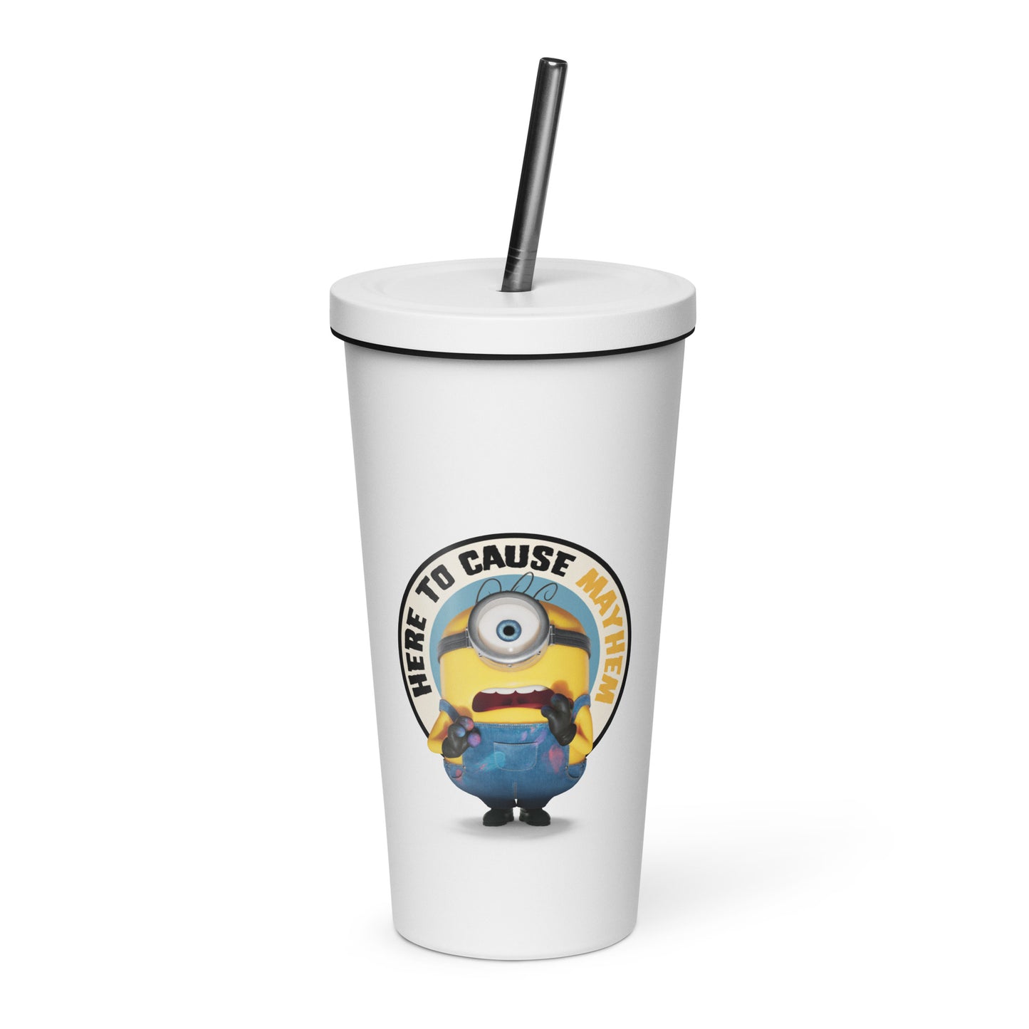 Minions & Monsters Personalized Tumbler Here to Cause Mayhem