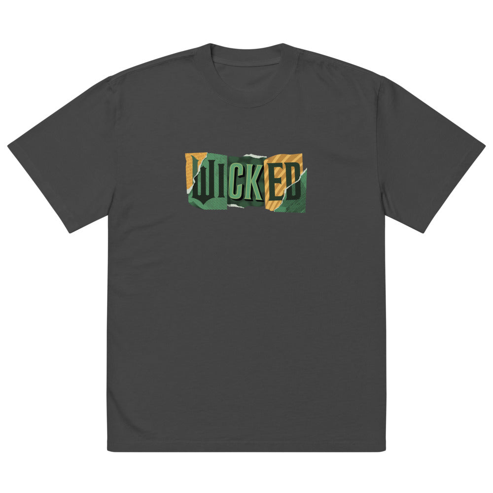Wicked: For Good Beware Oversized Faded T-Shirt