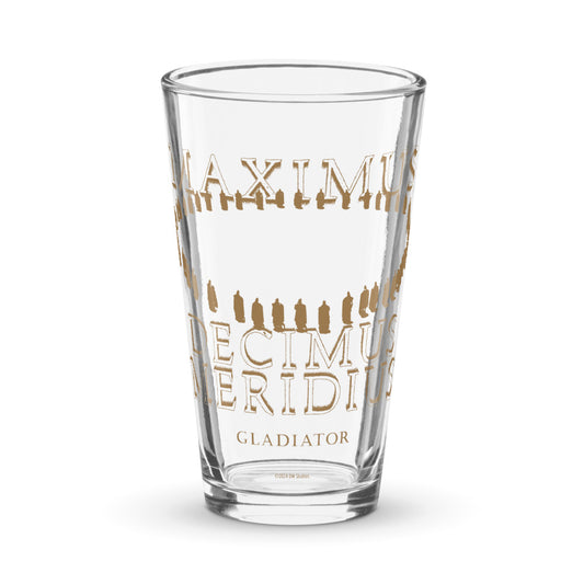 Gladiator Maximus Decimus Meridius  Shaker Pint Glass