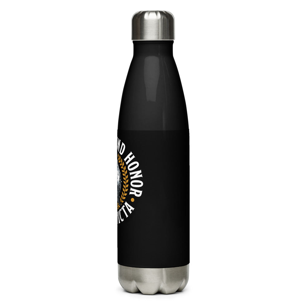 Gladiator Strength and Honor Stainless Steel Water Bottle