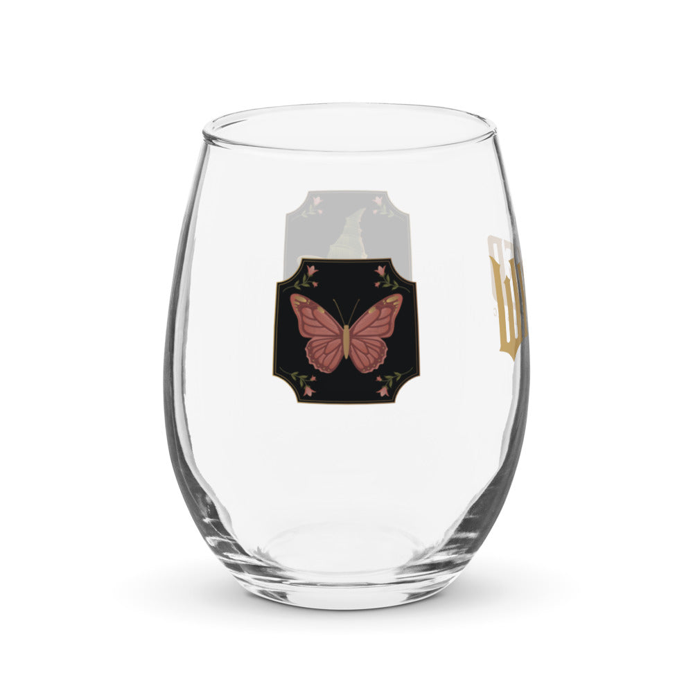 Wicked Enchanted Elements Elphaba & Glinda Stemless Stemless Wine Glass